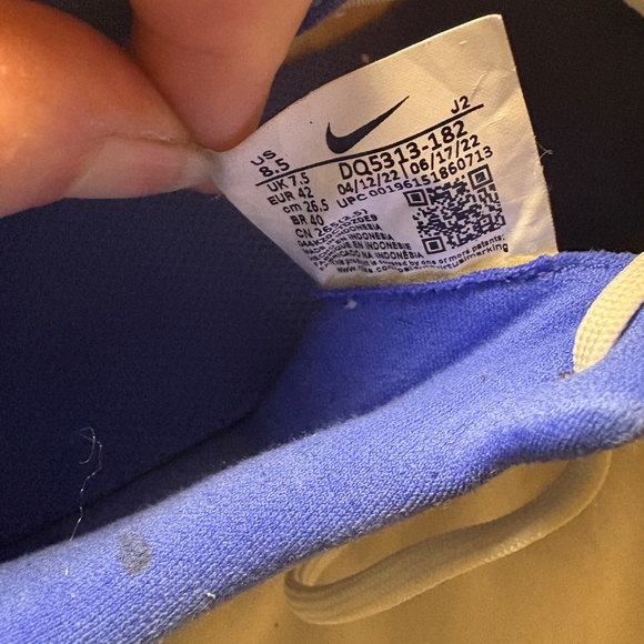 Men's Nike Zoom Mercurial Vapor 15 Academy CR7IC Azulejo Blue SoccerShoes Sz 8.5 - Picture 11 of 16